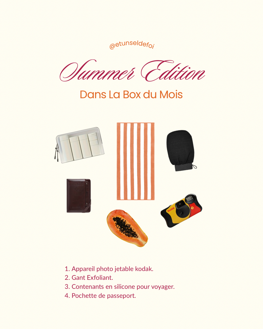 Abonnement mensuel à 34,90€ - Reçois ta box du mois !