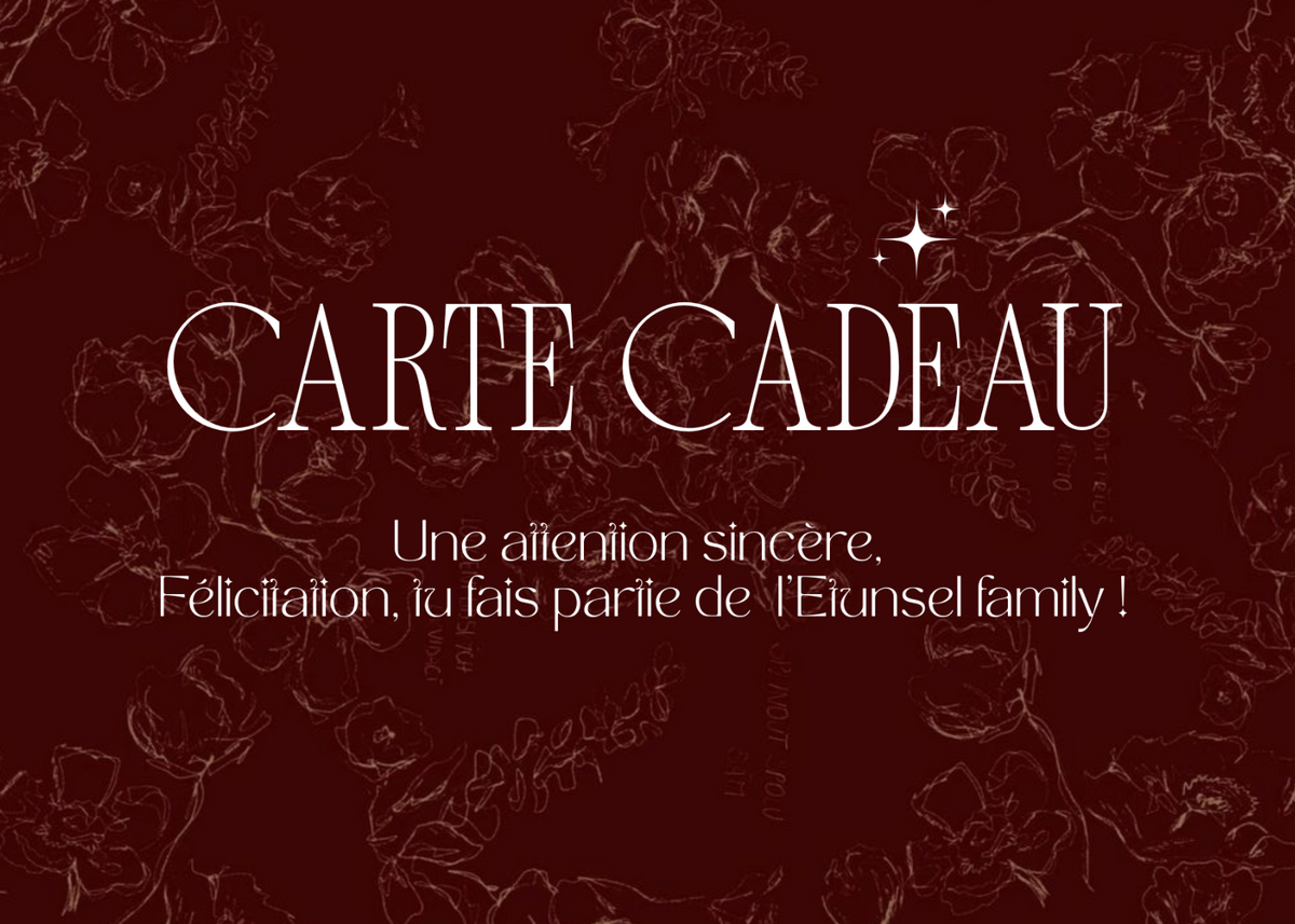 Carte-cadeau Etunsel de foi 🩷