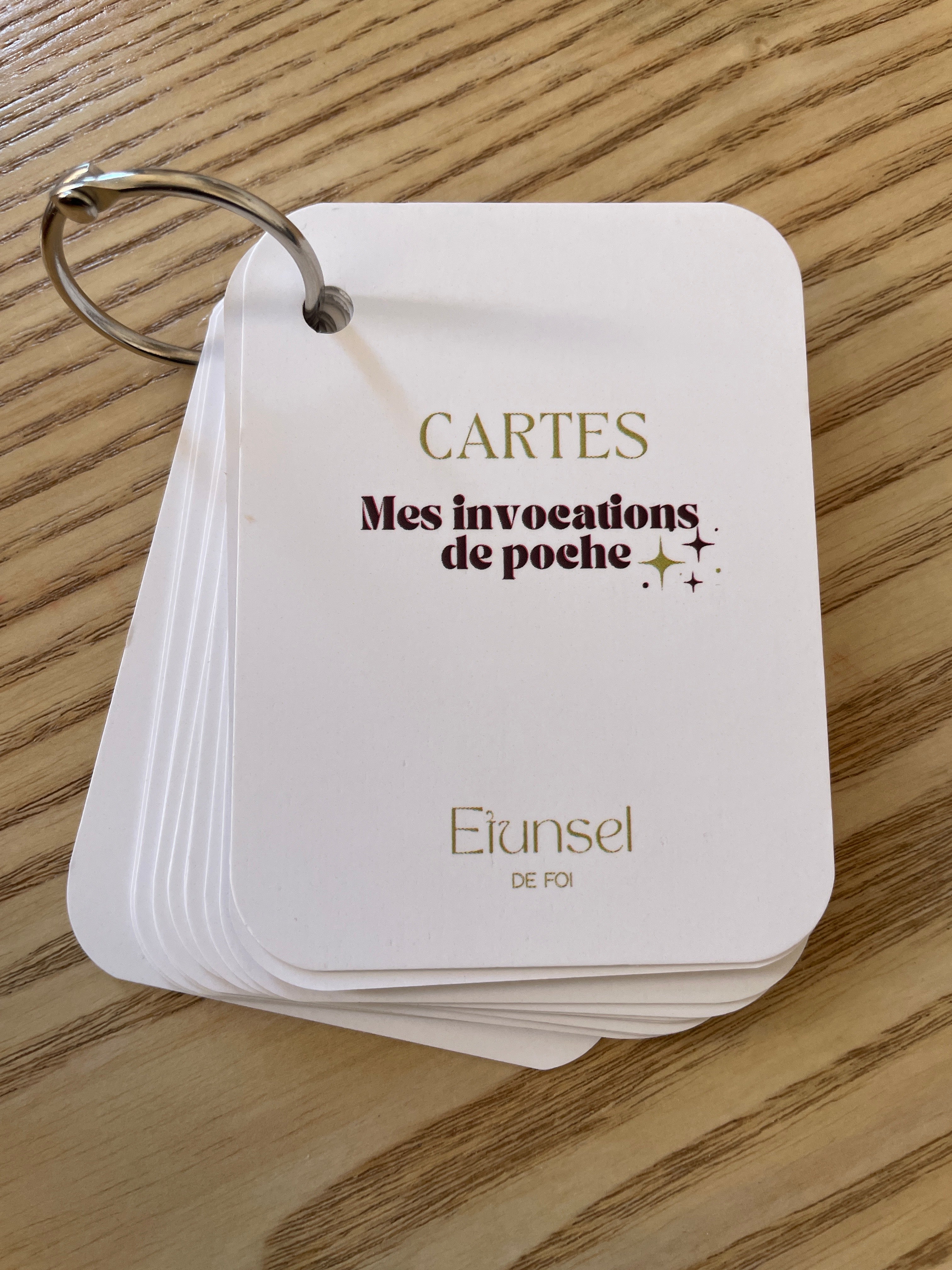 Cartes - Mes invocations de poche