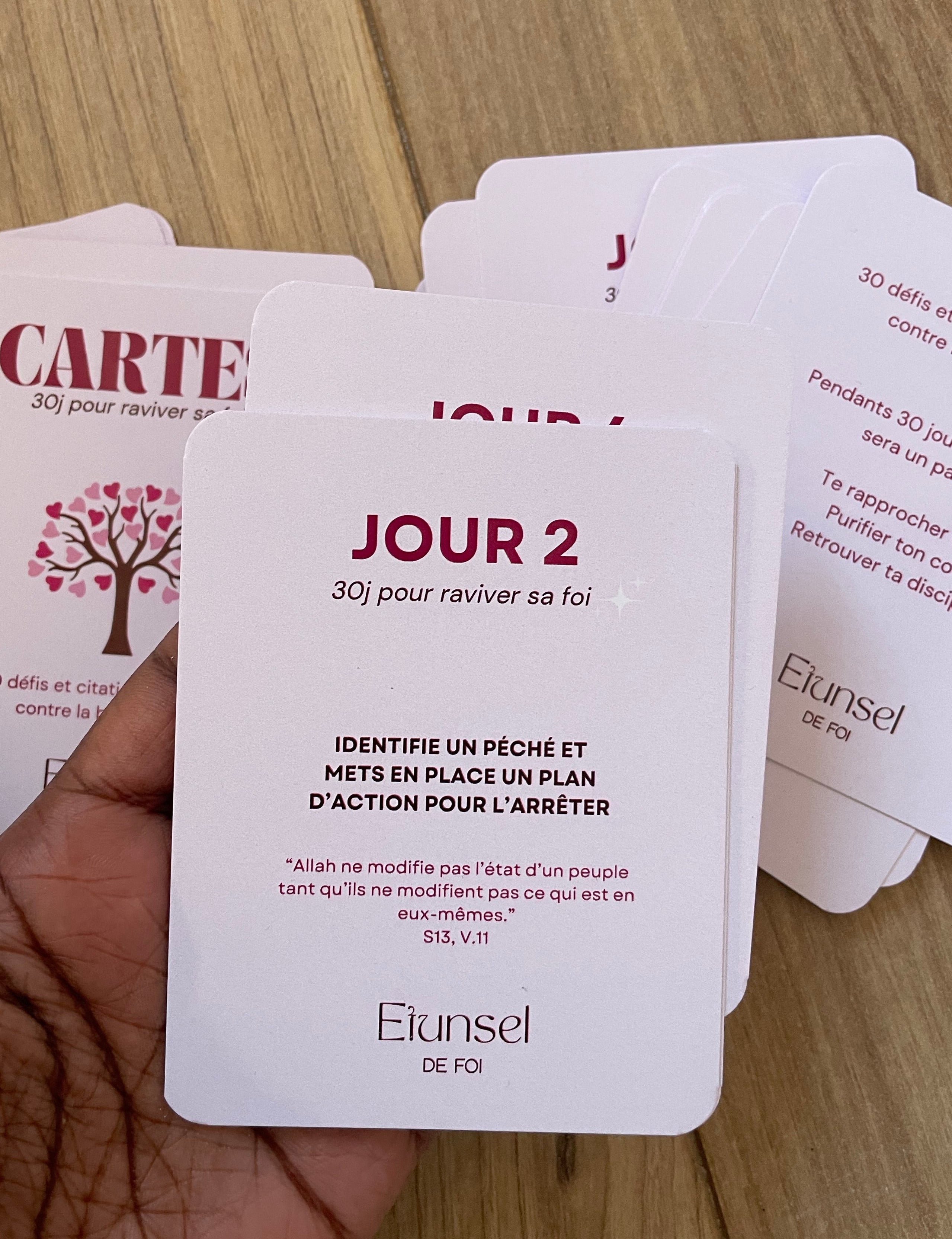 Cartes - 30j pour raviver sa foi