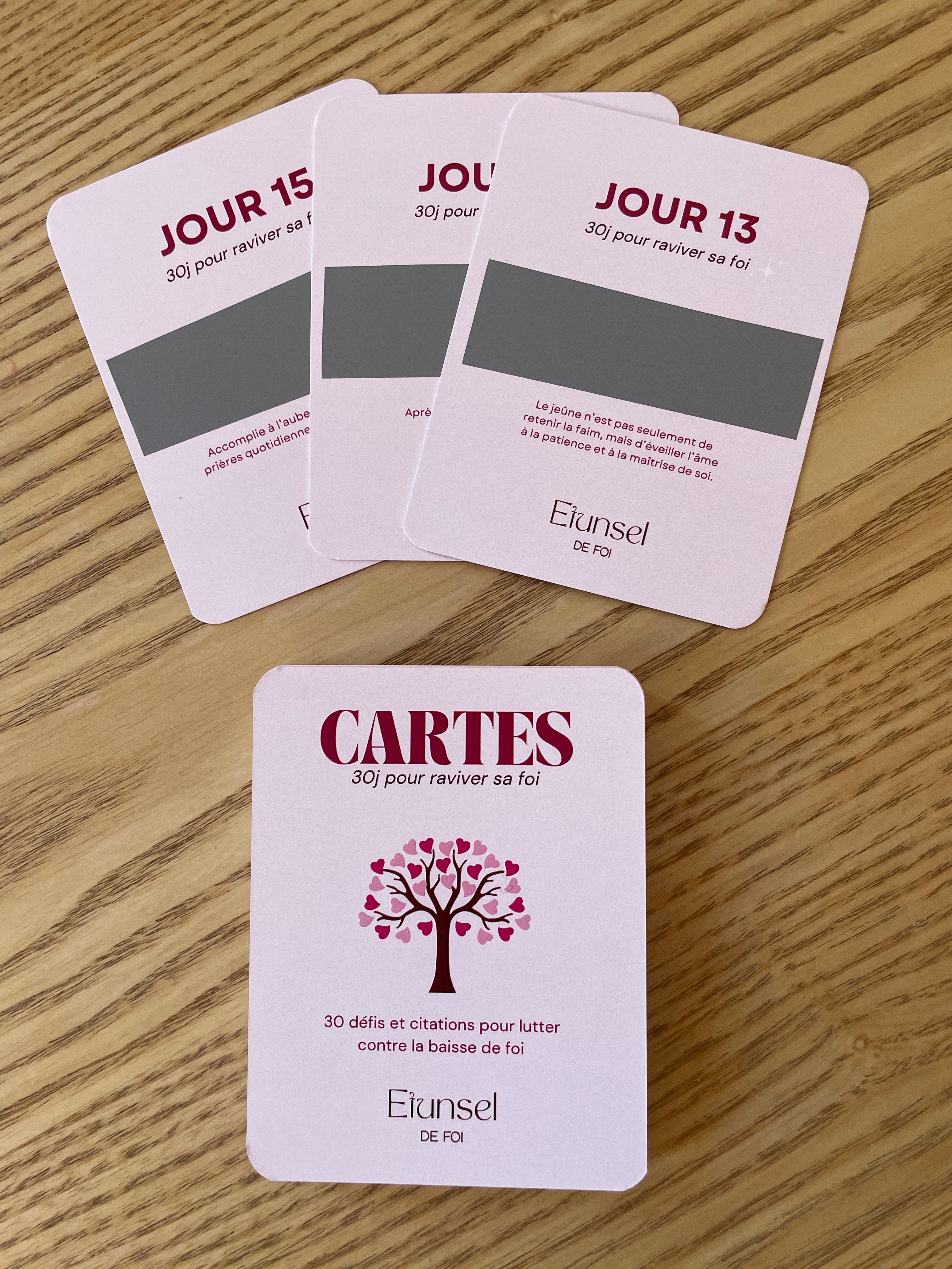 Cartes - 30j pour raviver sa foi