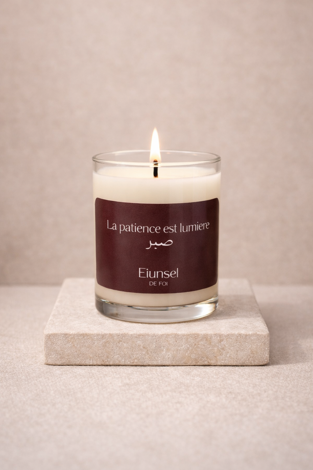 Bougie Vanilla - La patience est lumière